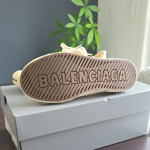 Balenciaga Beige Canvas Sneakers - Picture 8 of 10
